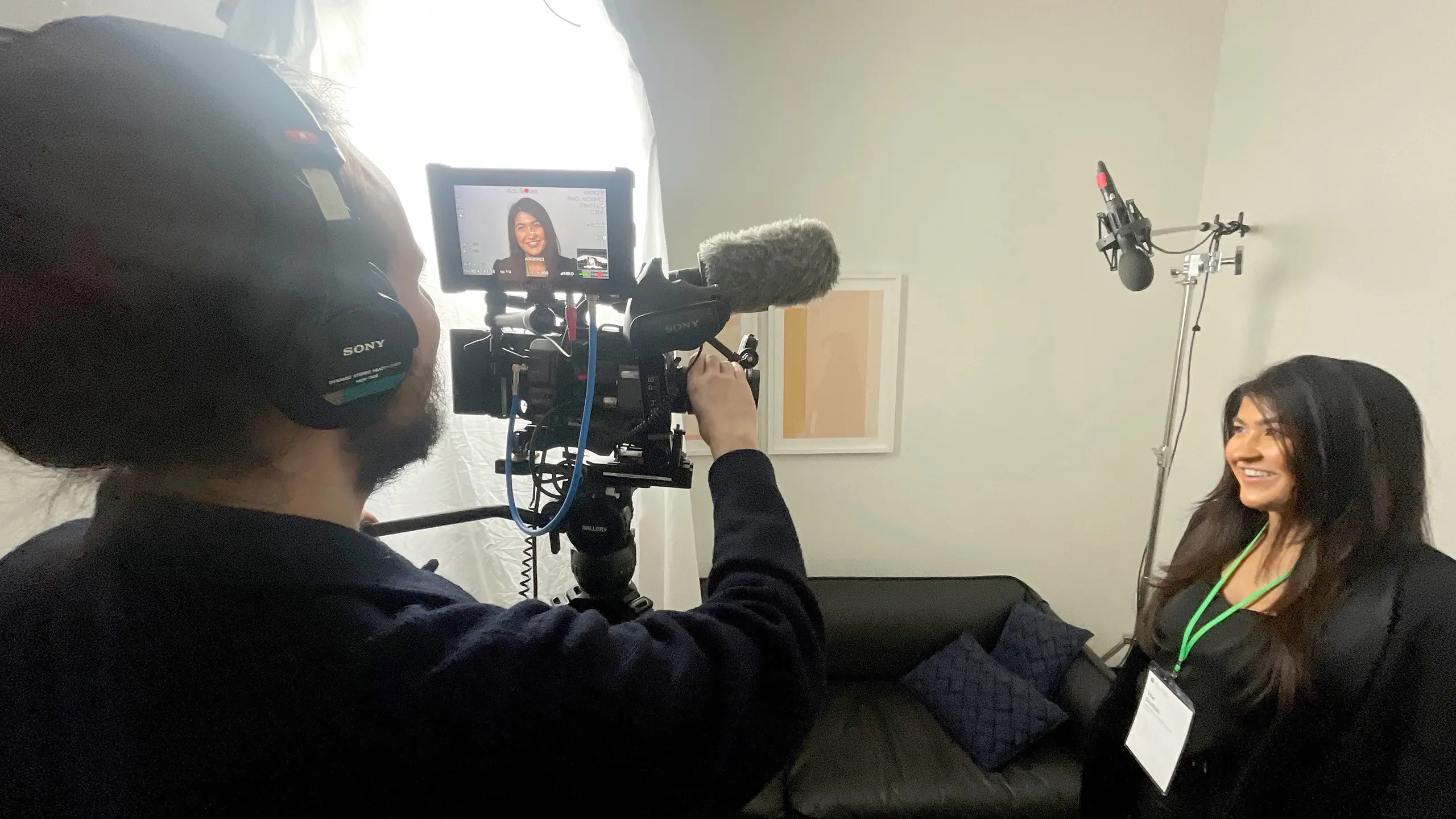 Filming behind the scenes at All In 2024